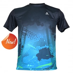 Apacs Dry-Fast T-Shirt (RN10136-AT) - Black/Turquoise